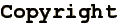 Copyright